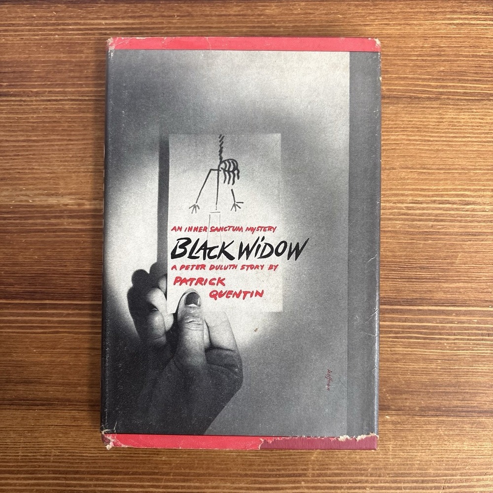 Black Widow Patrick Quentin 1952 Book Club Edition HC Mystery w Dust Jacket